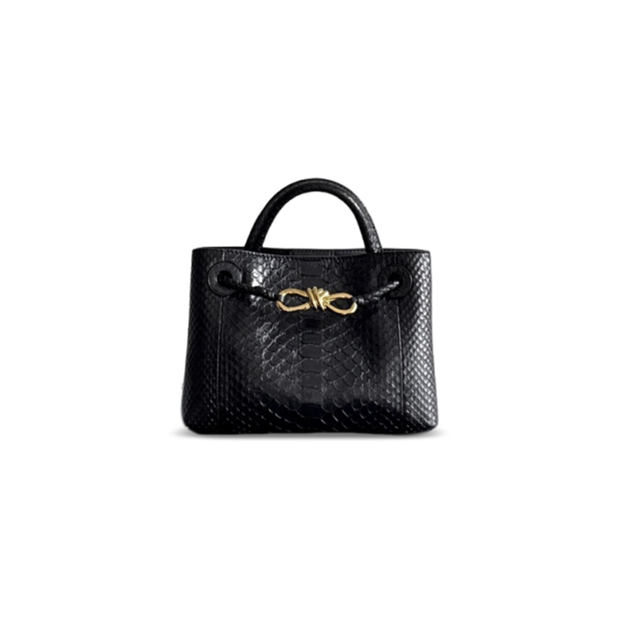 BOTTEGA VENETA MINI ANDIAMO PYTHON LEATHER 874957 (20*15*9cm)